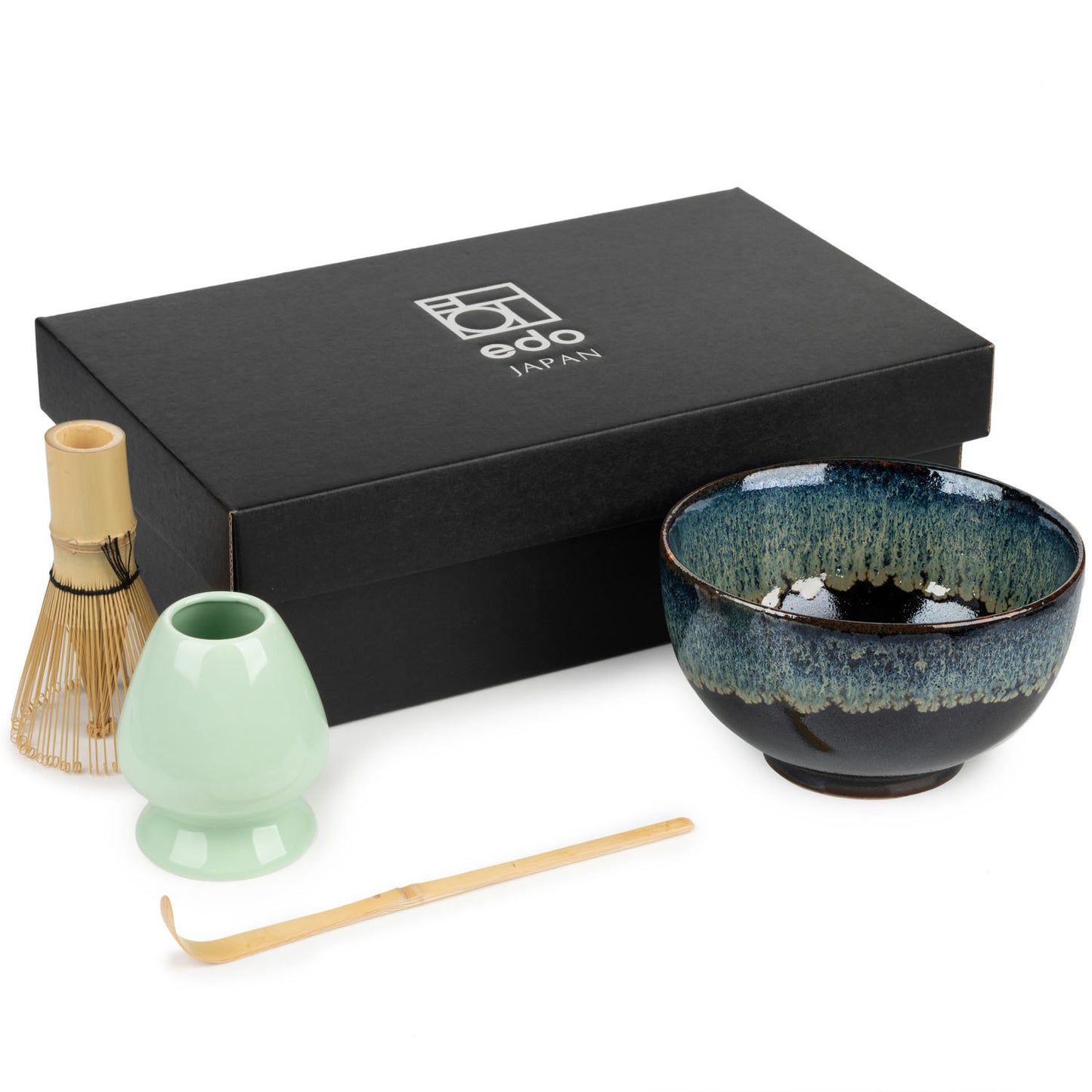 Okinawa Japanese Matcha Tea Bowl Gift Set and gift box