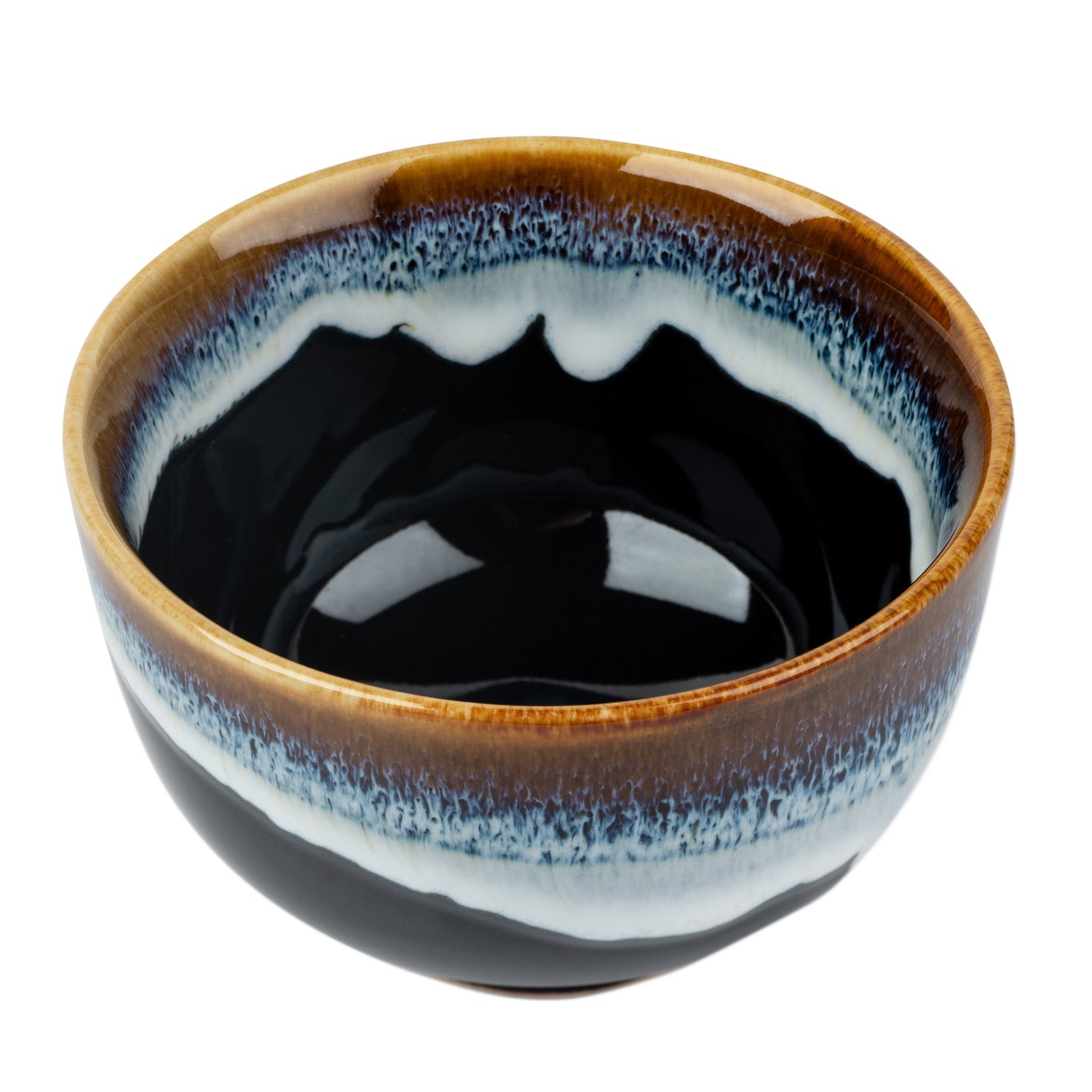 Okinawa Traditional Japanese Tea Cup open