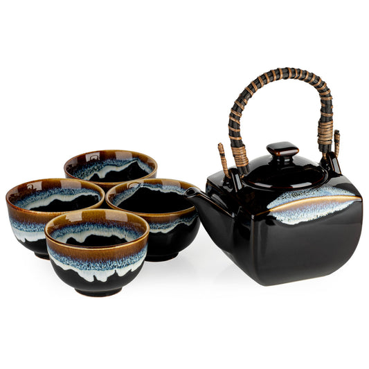 Okinawa Traditional Japanese Tea Pot Set