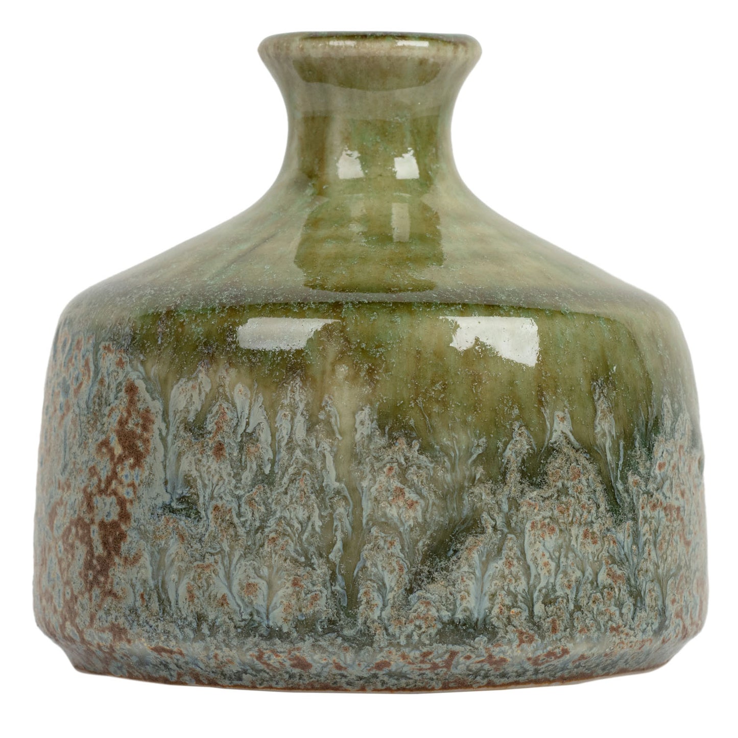 Olive Japanese Mini Vase side