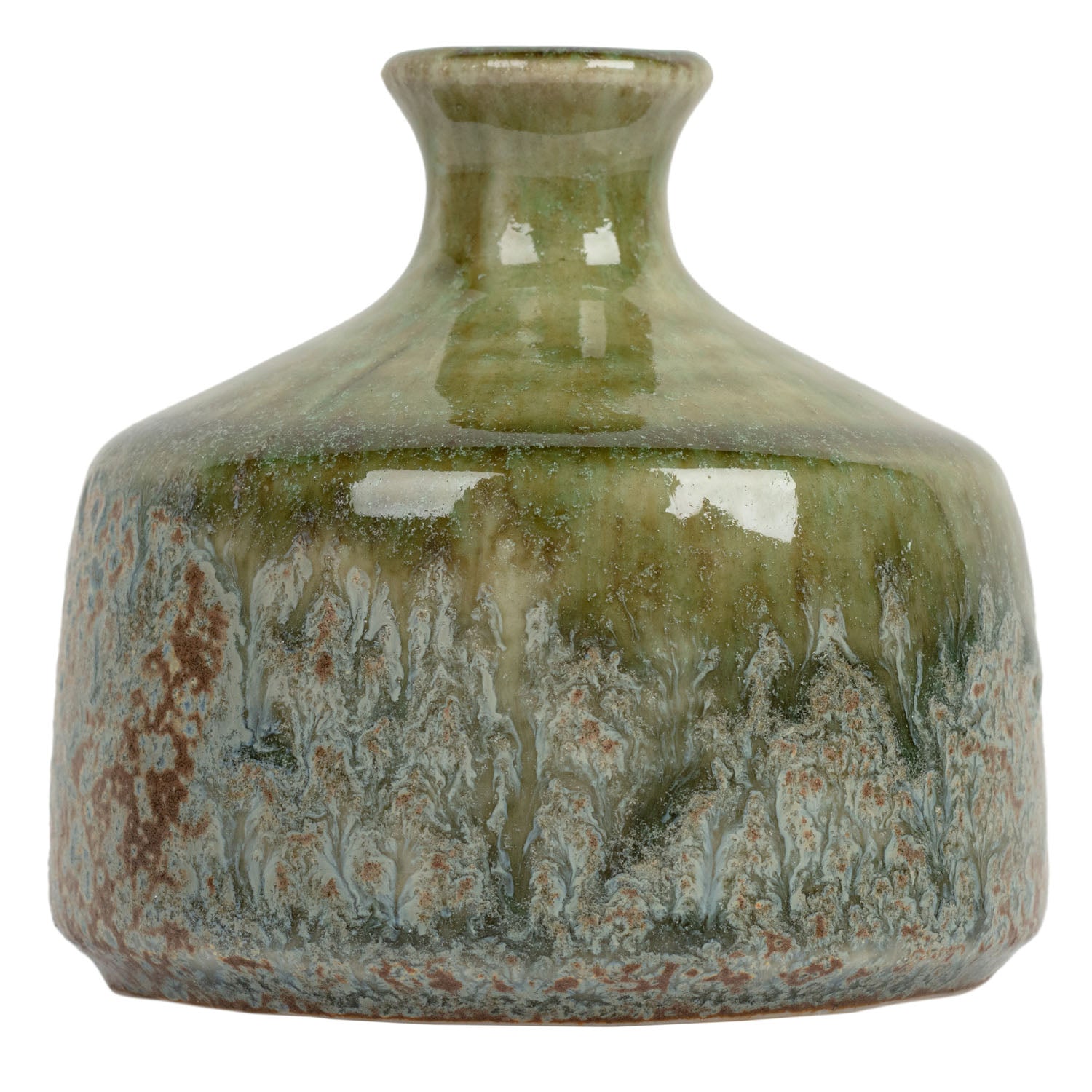 Olive Japanese Mini Vase side