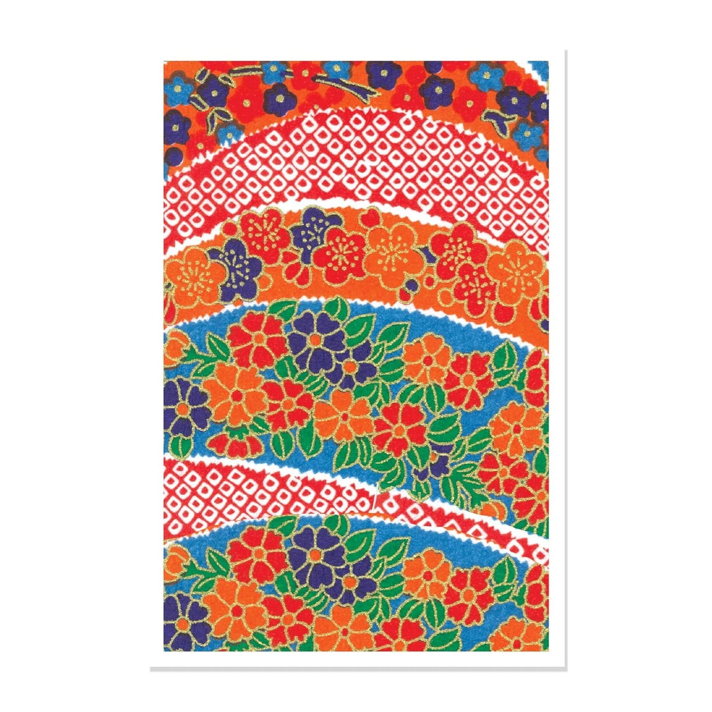 Pack 12 Chiyogami Japanese Greetings Cards design 2
