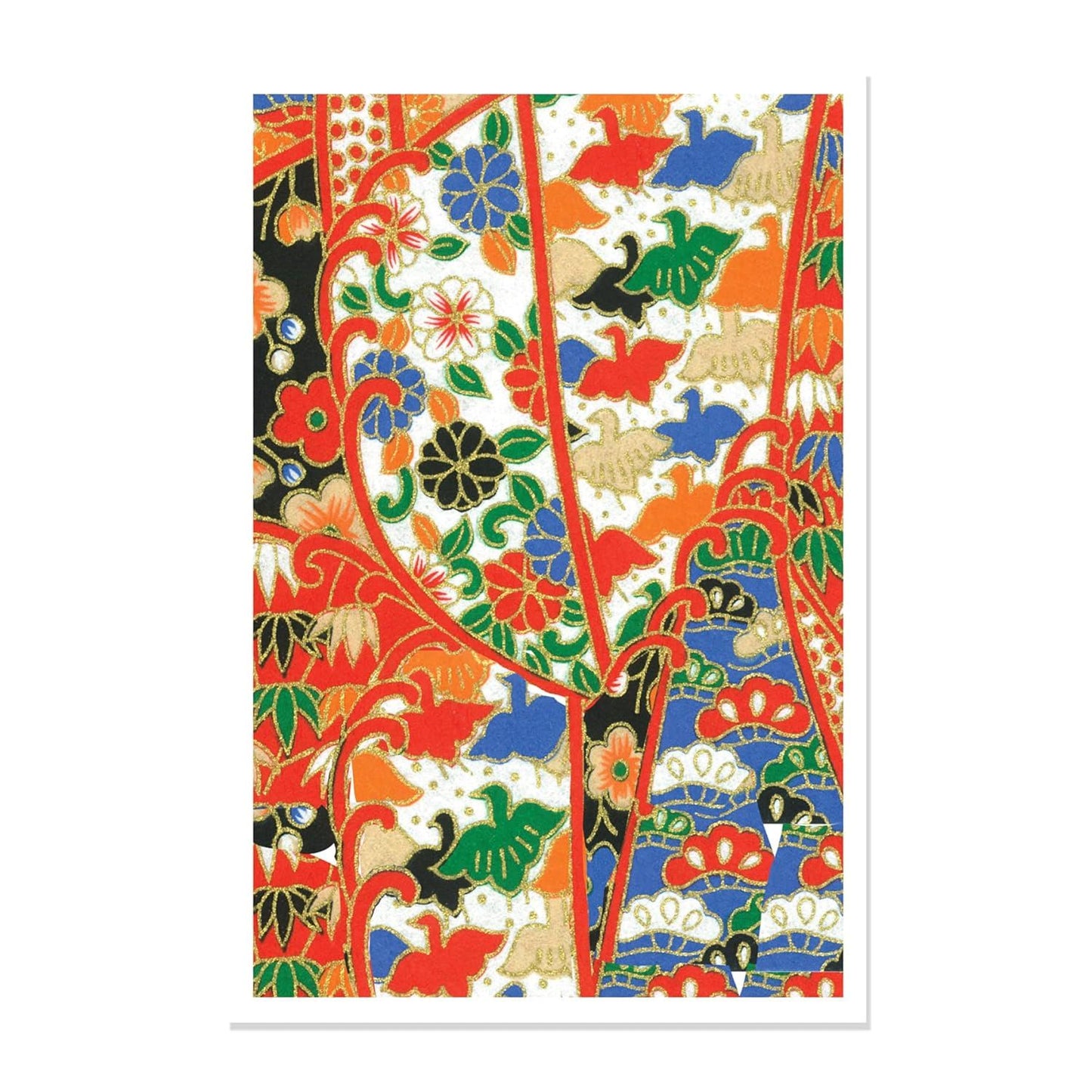 Pack 12 Chiyogami Japanese Greetings Cards design 4