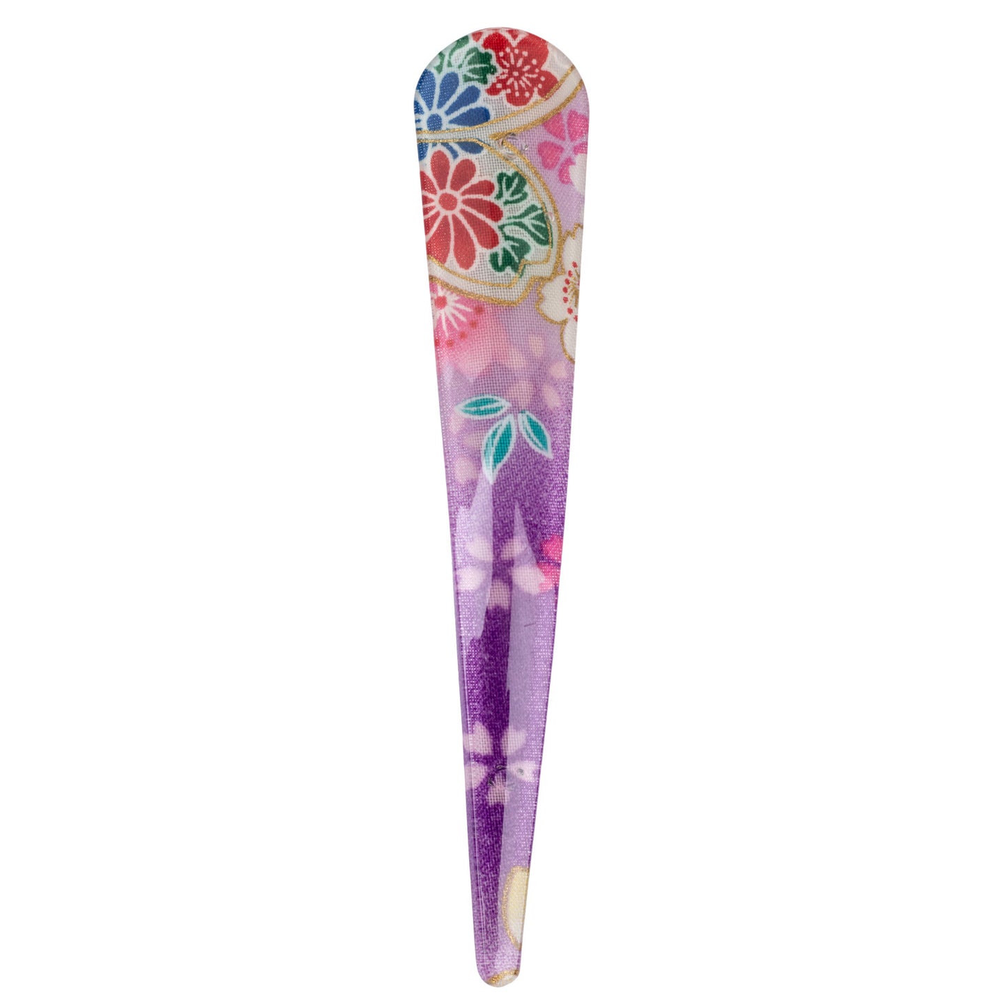 Purple Cherry Blossom Japanese Hair Clip top