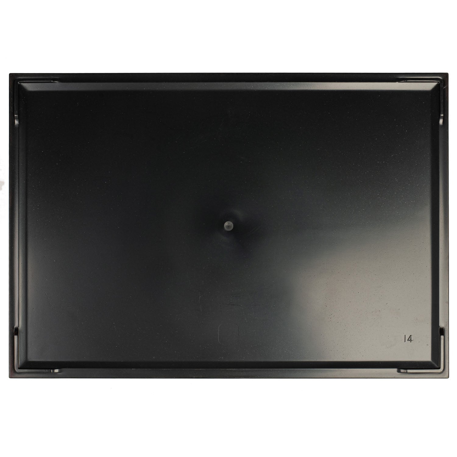 Red and Black Wood Effect Japanese Lacquer Tray back