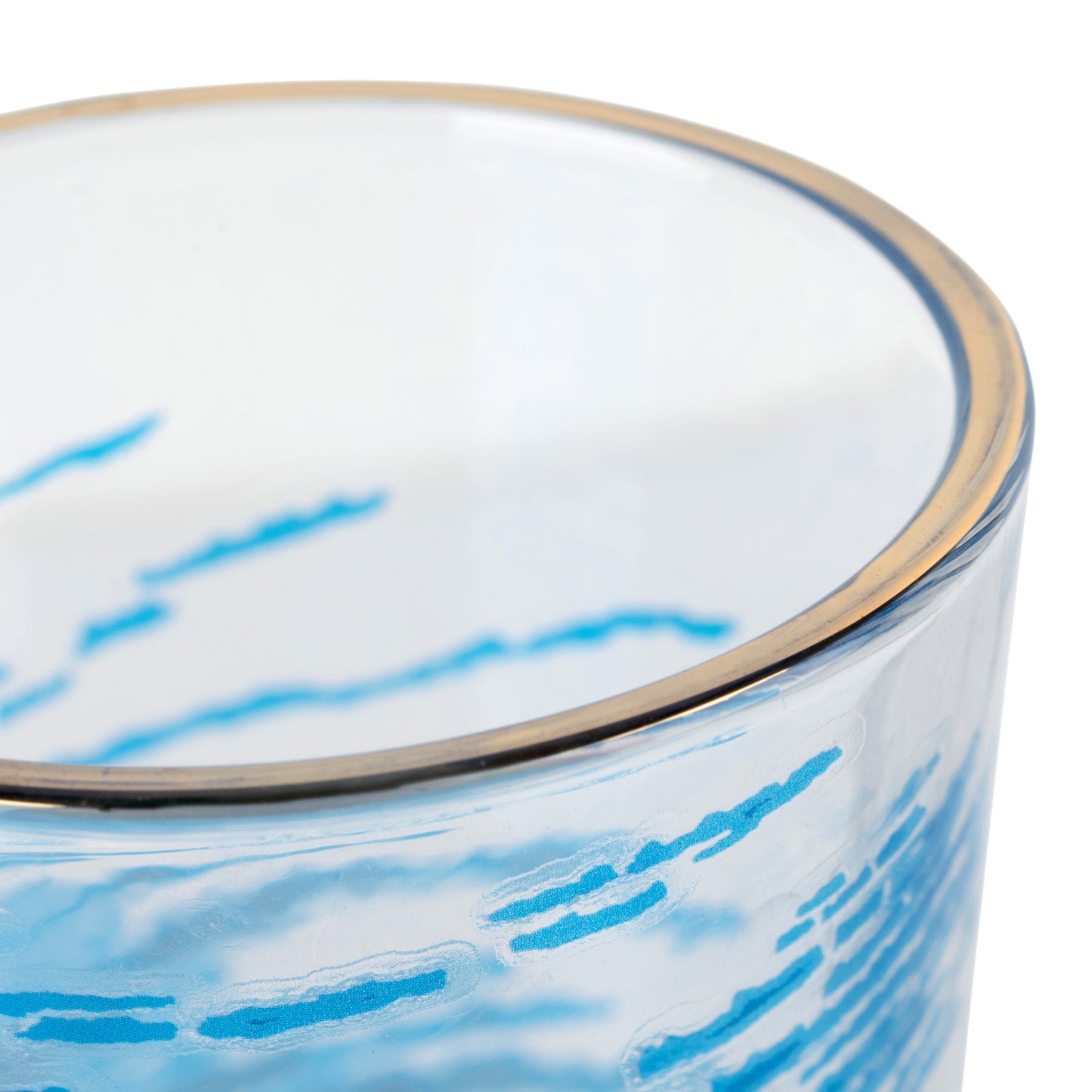 Red Mount Fuji Japanese Style Shot Glass detail