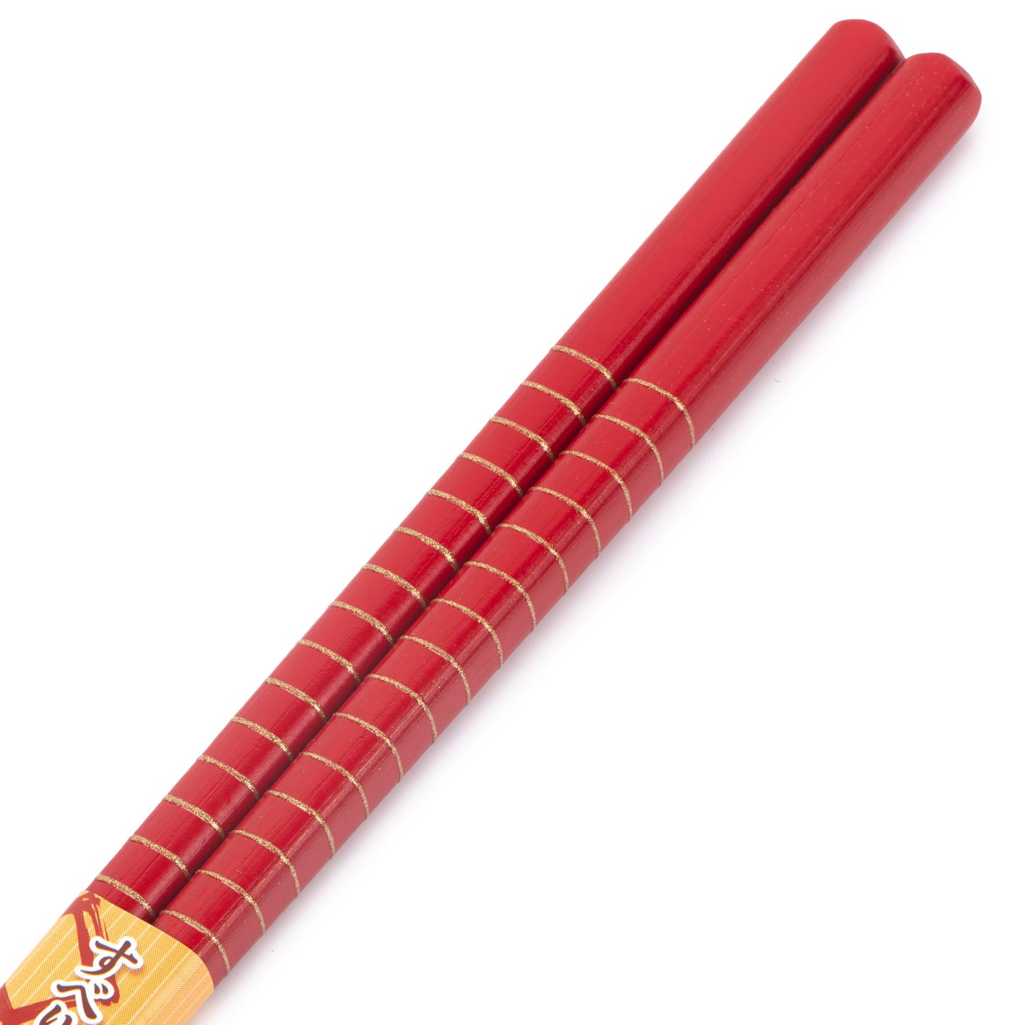 Red Striped Japanese Cooking Chopsticks handle