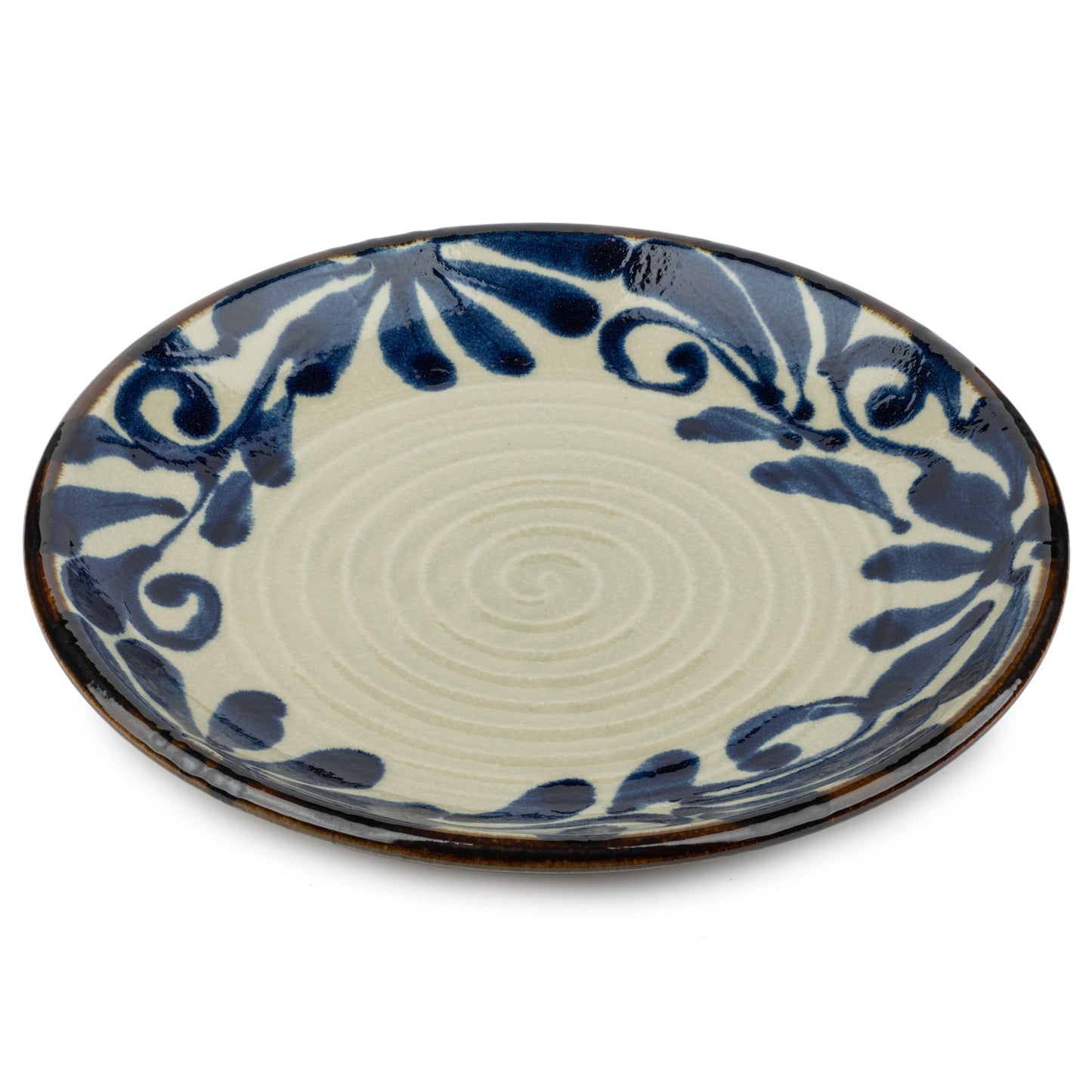 Ruri Karakusa Premium Japanese Large Plate
