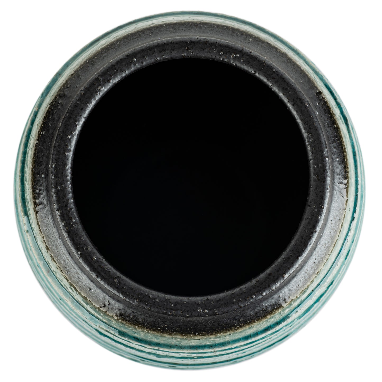 Rustic Bidoro Japanese Ceramic Vase top