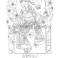 Sakura Chan Japanese Manga Kimono Colouring Pack example page 1