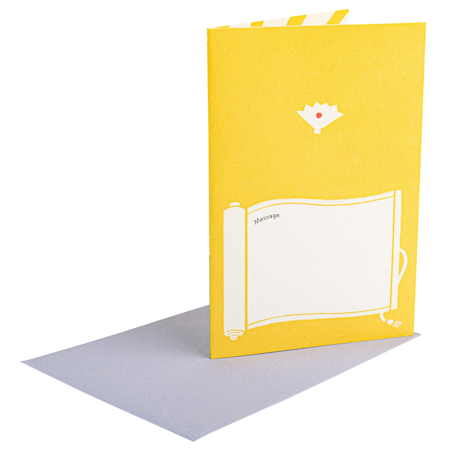 Samurai Pop Open Japanese Birthday Card back