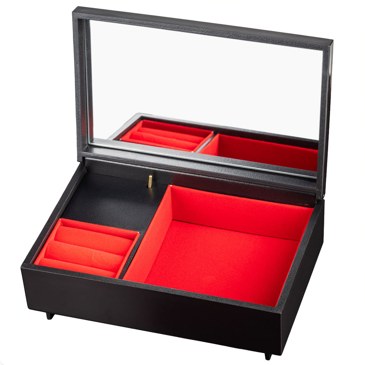 Sankirai Japanese Lacquer Musical Jewellery Box open