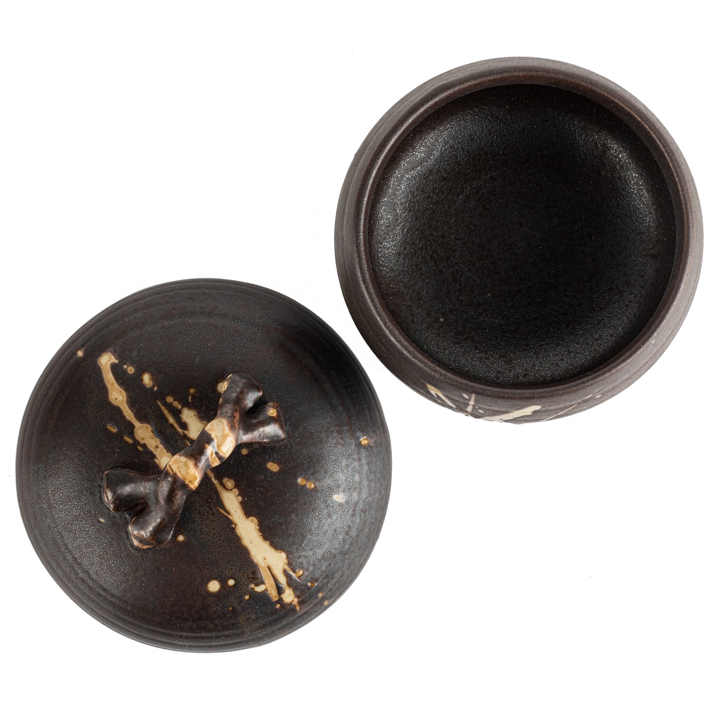 Shibuki Ceramic Japanese Chawanmushi Pot top