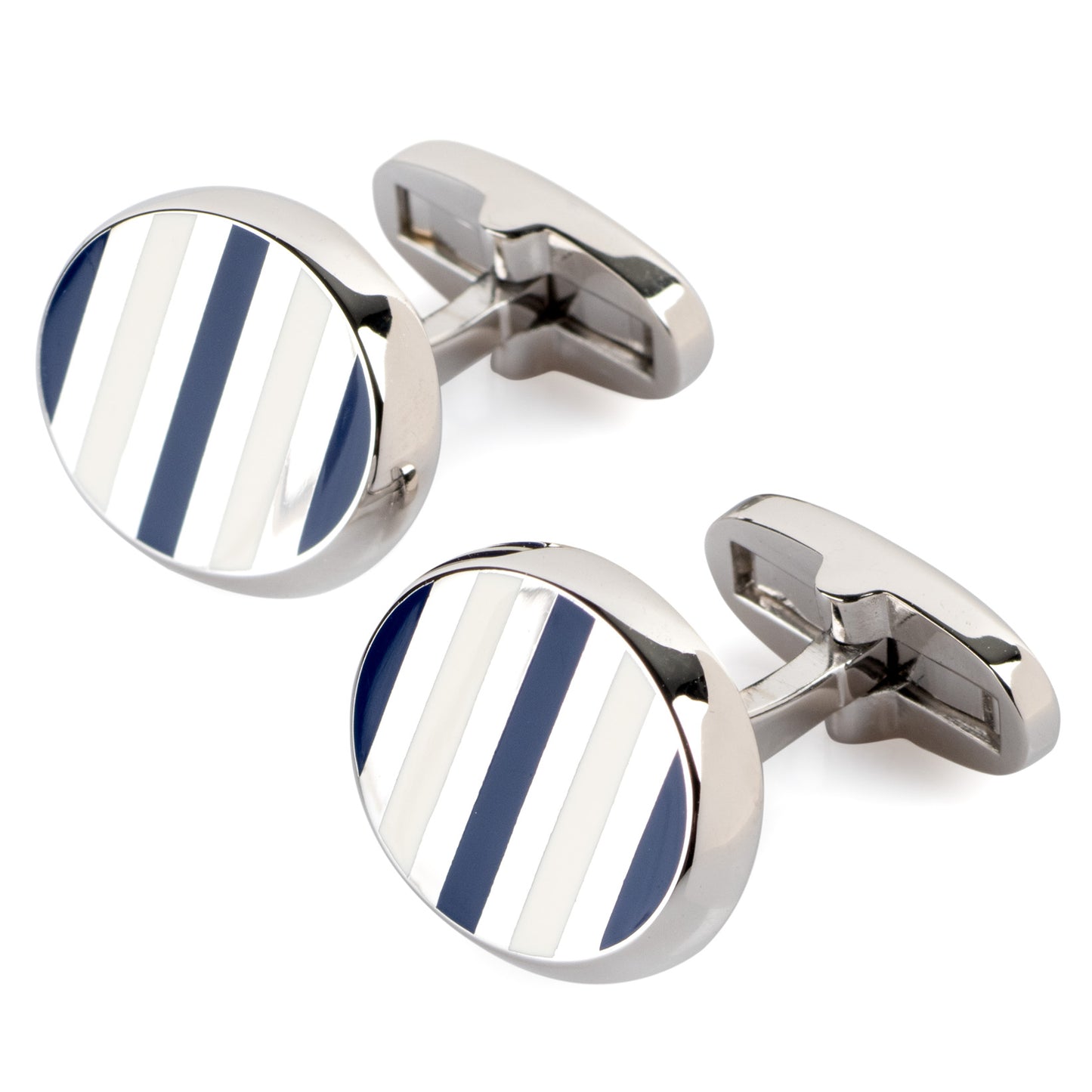 Shibuya Blue and Grey Japanese Cufflinks