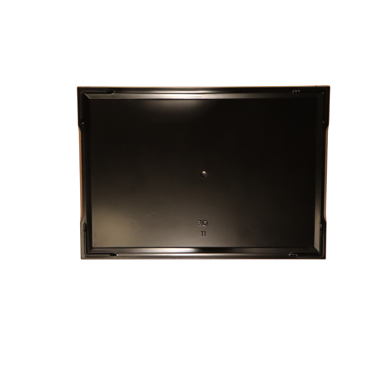 Large Brown Oblong Wood Effect Japanese Tray bottom