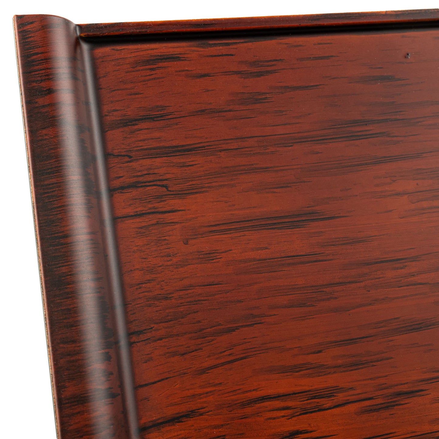 Small Brown Wood Effect Japanese Tray detail