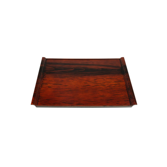Small Brown Wood Effect Japanese Tray