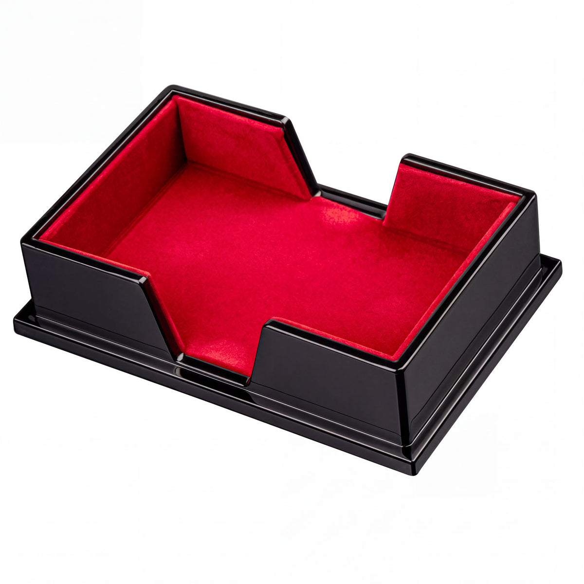 Small Fan Japanese Lacquer Jewellery Box bottom box detail