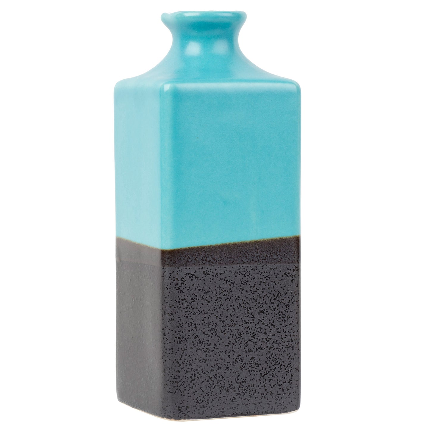 Sora Large Blue and Grey Japanese Sake Pot side