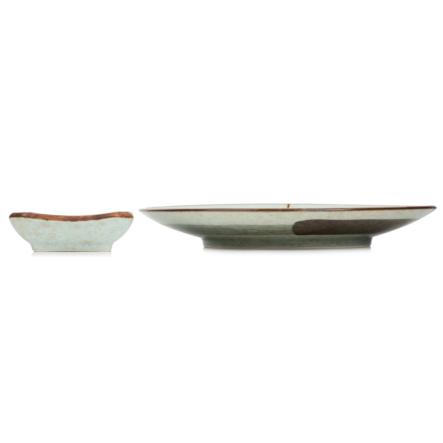 Soushun Cherry Blossom Japanese Dinner Plate and Dish Set side