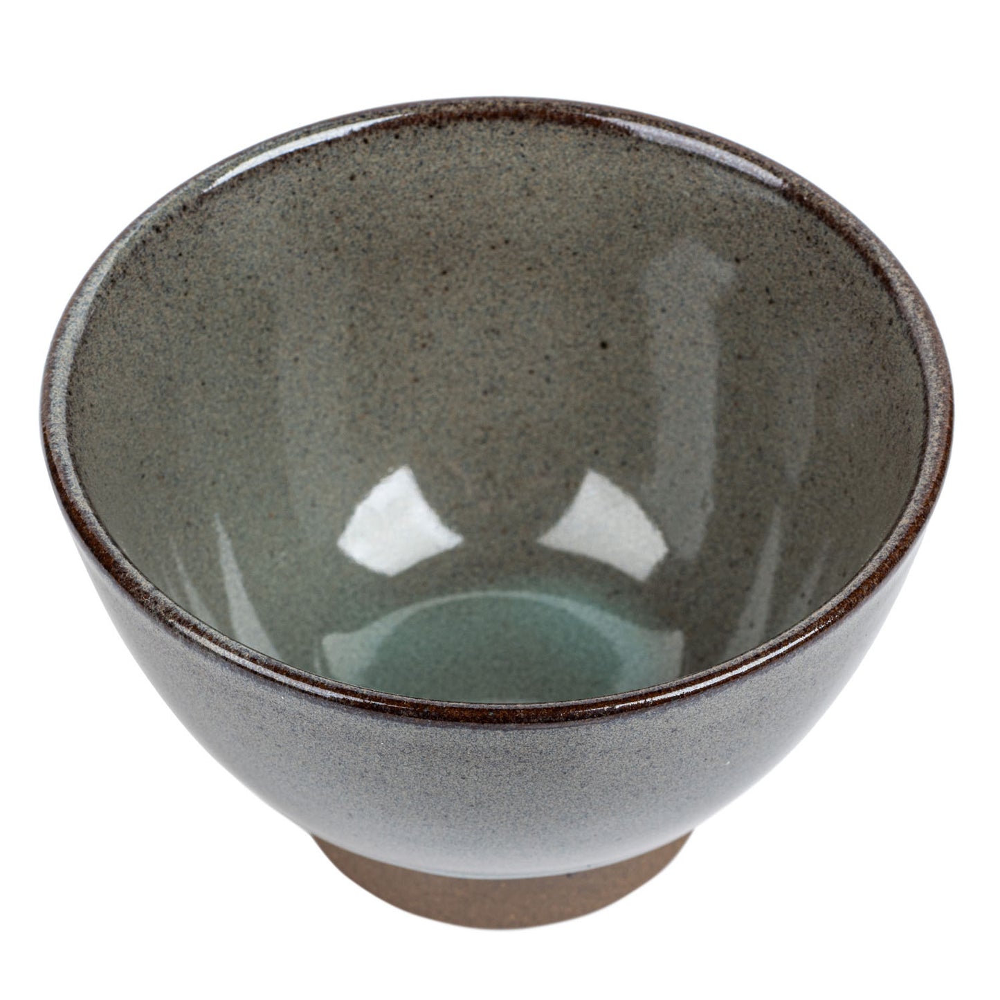 Taupe Eureka Small Japanese Bowl open