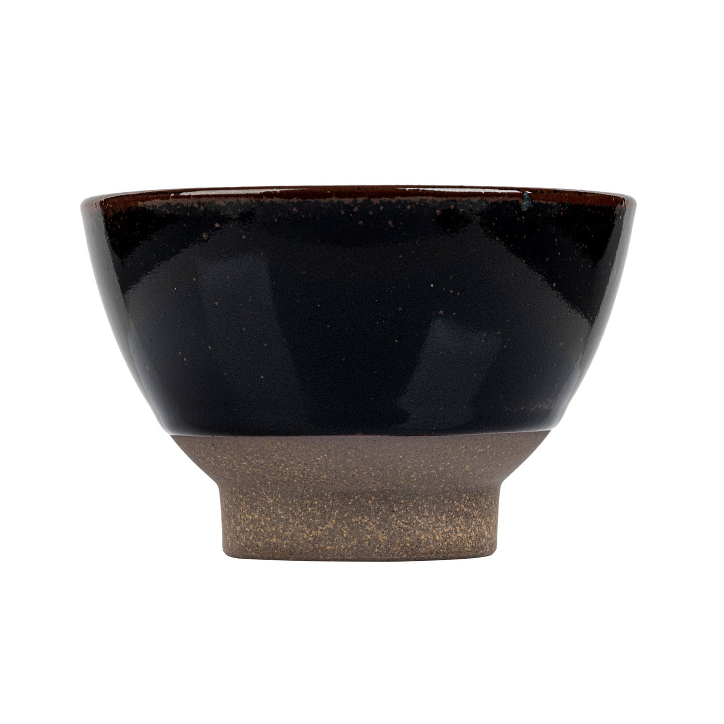 Tenmoku Eureka Japanese Small Bowl side