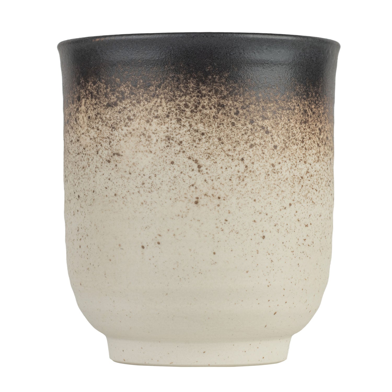 Turquoise Crackleglaze Japanese Tea Cup side