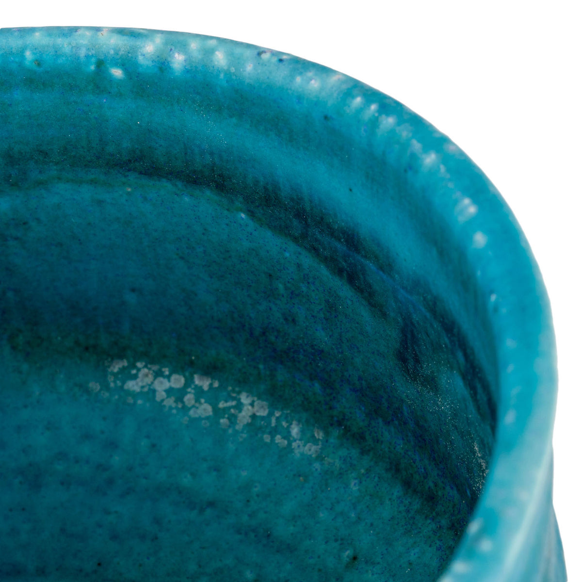 Turquoise Premium Japanese Matcha Tea Bowl detail
