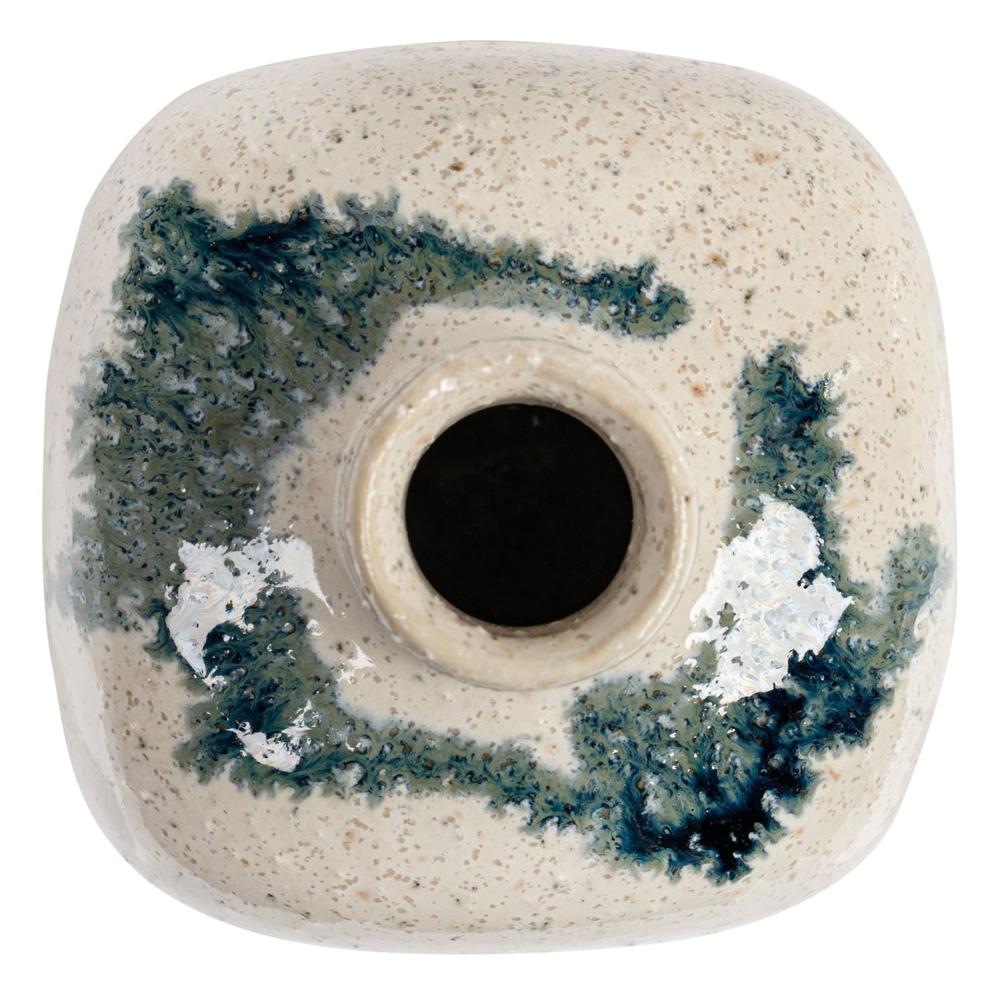 Unoh Cream Japanese Mini Vase top