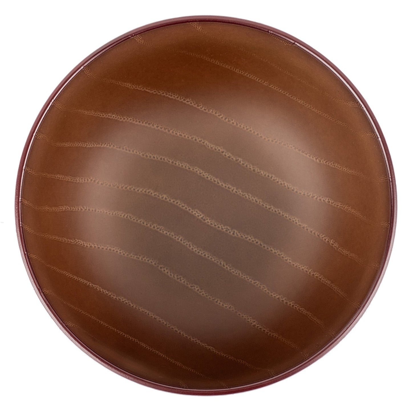 Wine Red Japanese Lacquer Bowl top