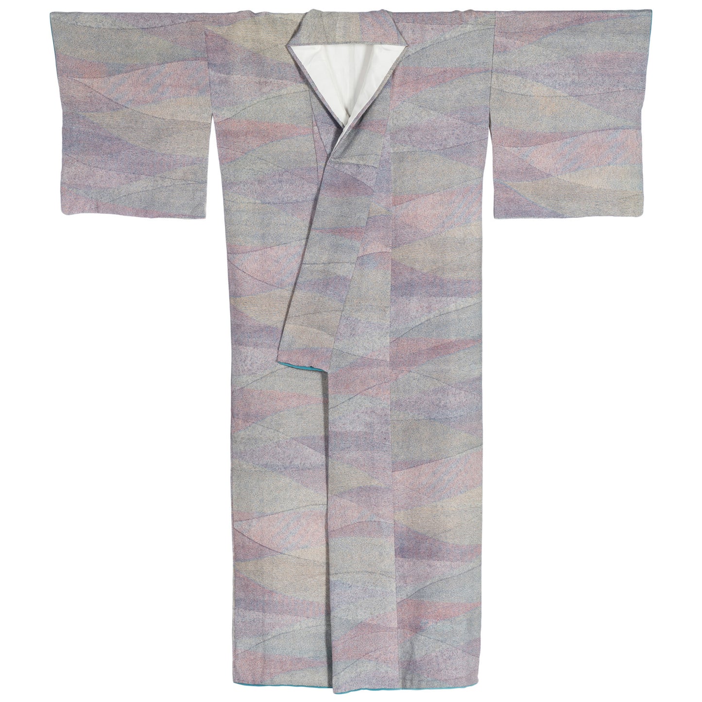 Yamanashi Vintage Japanese Kimono front and sleeve