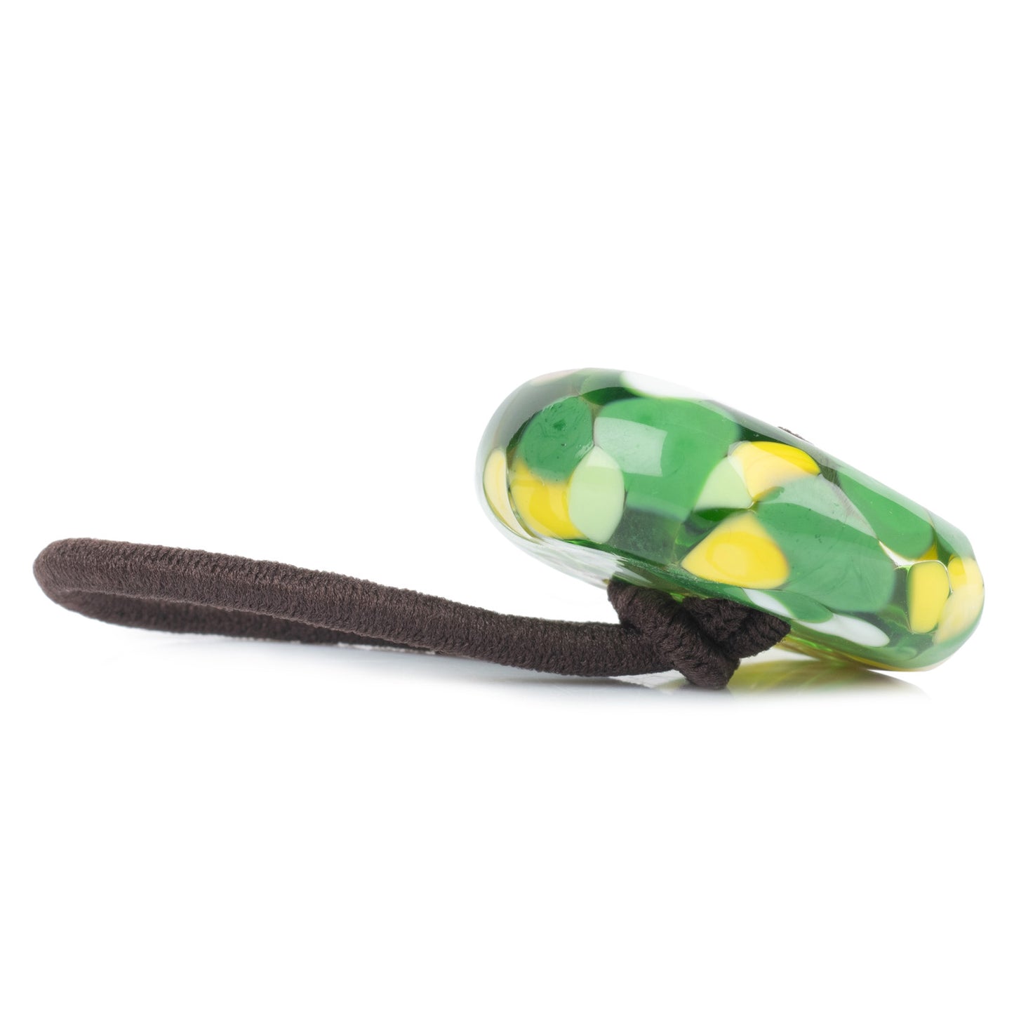 Yuzu Handmade Glass Japanese Hair Bobble side