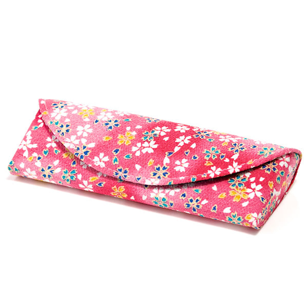 Pink Sakura Japanese Glasses Case