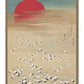Thousand Storks Japanese Greetings Card