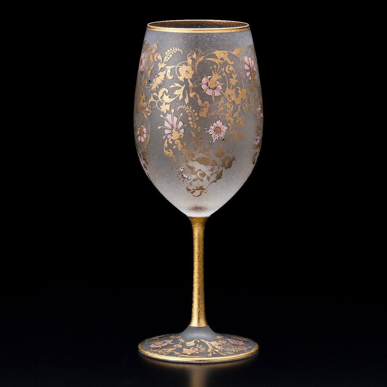 Arabesque Gold Premium Japanese Wine Glass