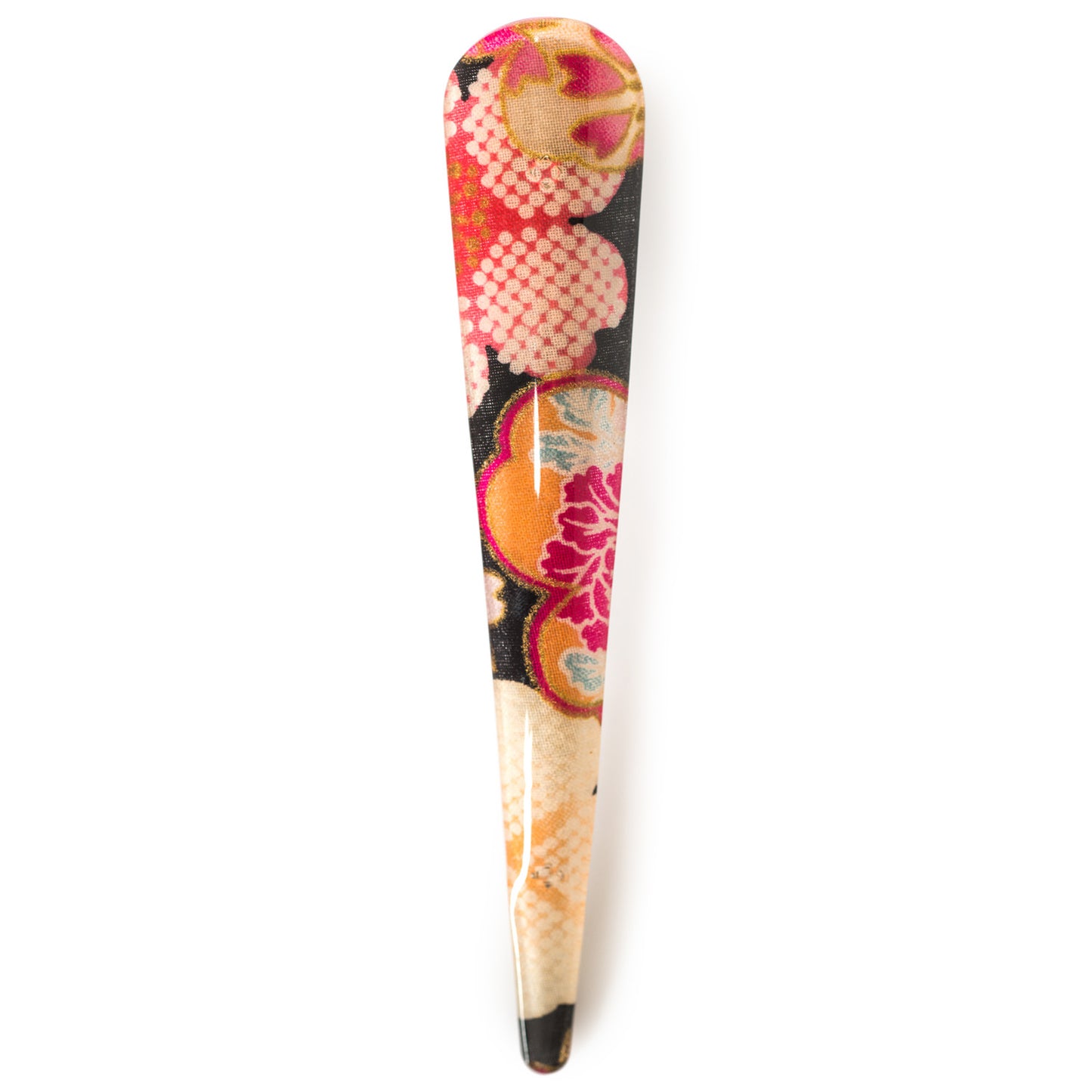 Black Cherry Blossom Japanese Hair Clip