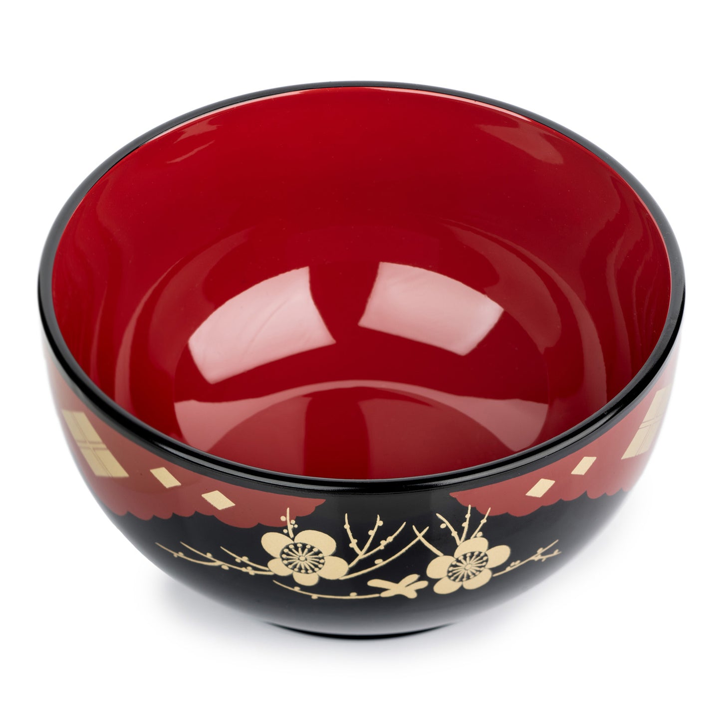 Black Lacquer Japanese Noodle Bowl