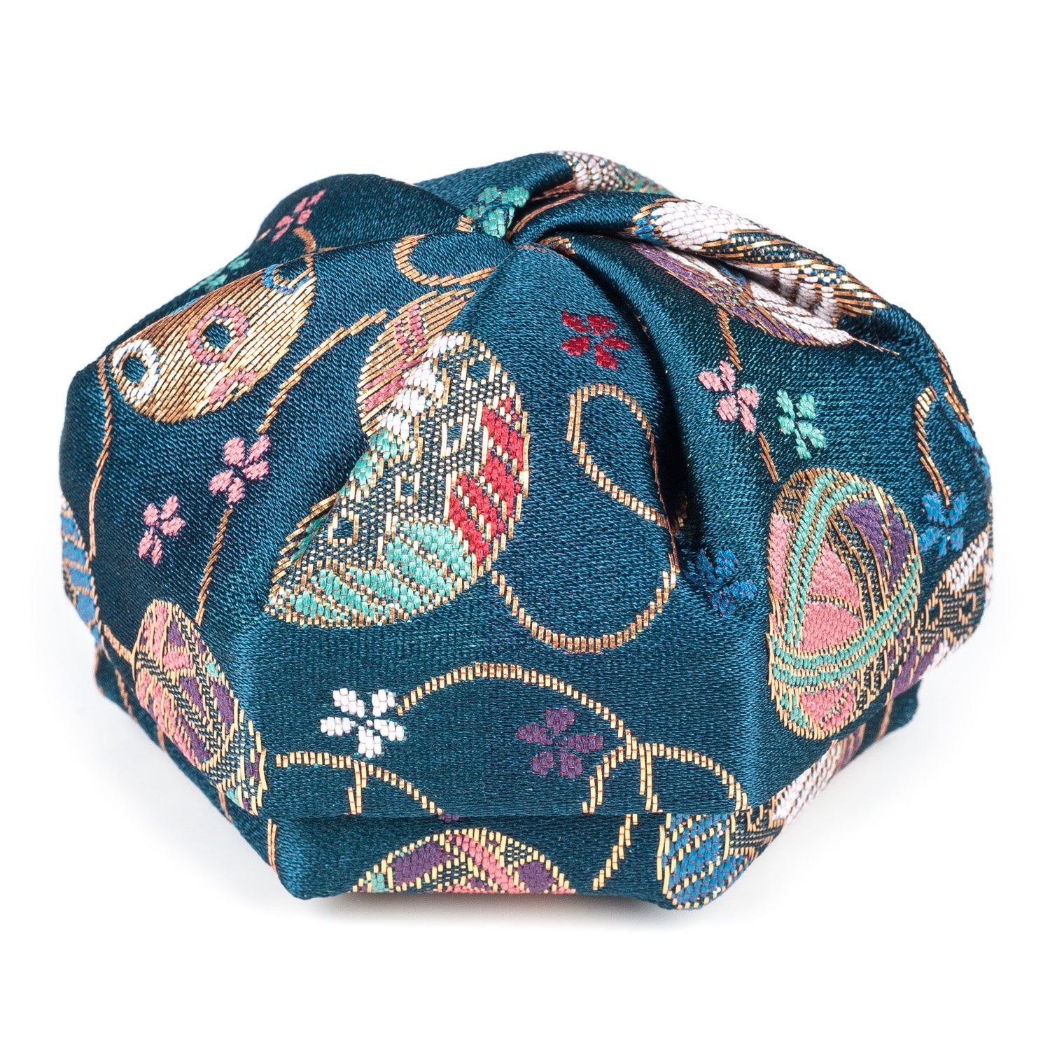 Blue Floral Traditional Japanese Jewellery Box