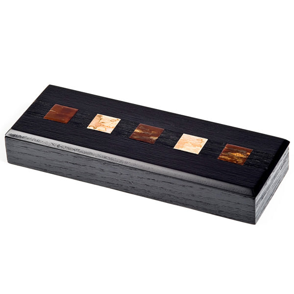 Black Square Handmade Japanese Pen Box