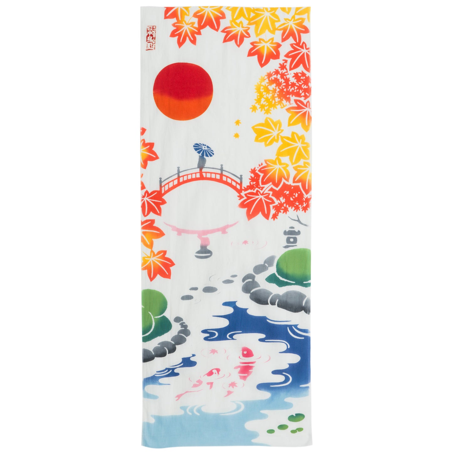 Garden Beauty Japanese Cotton Tenugui