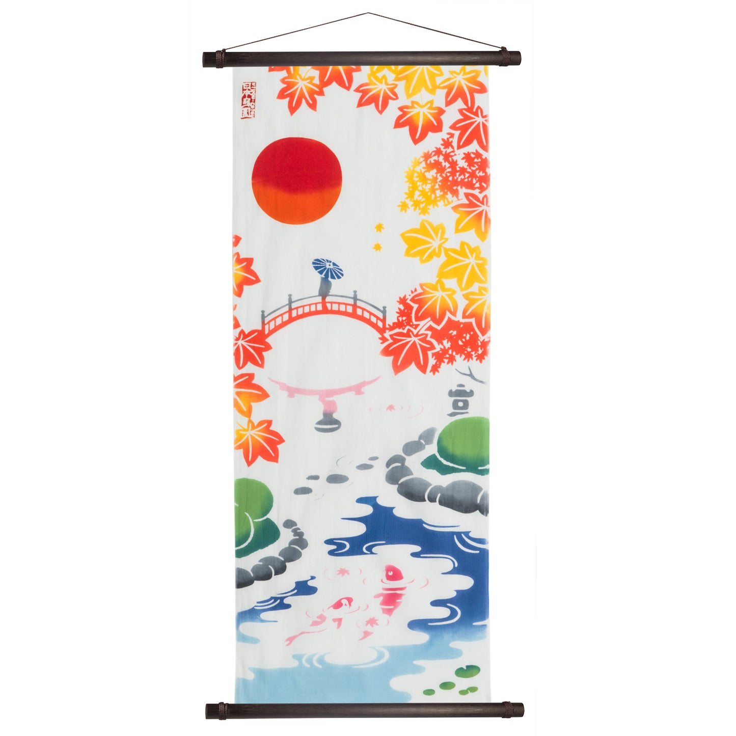 Garden Beauty Japanese Cotton Tenugui