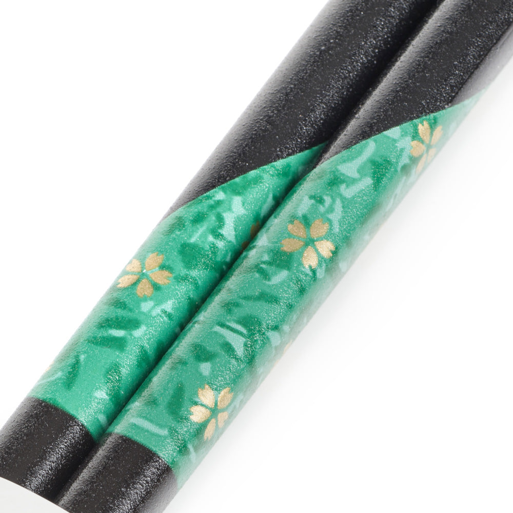 Green Cherry Blossom Japanese Chopsticks