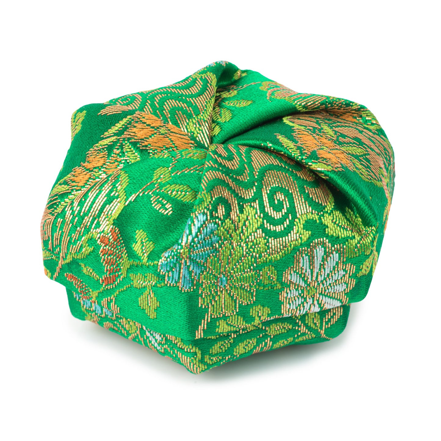 Green Floral Traditional Japanese Jewellery Box