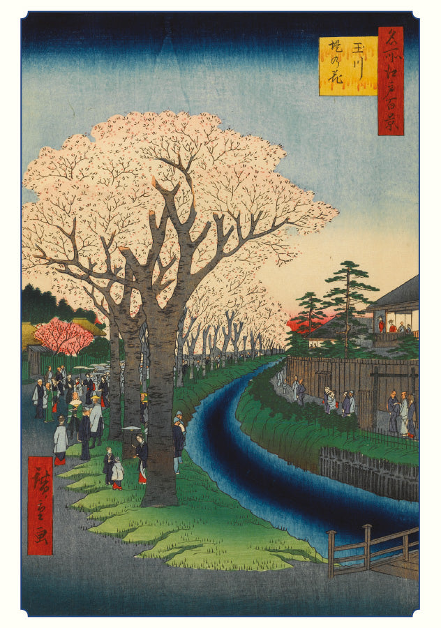 Hiroshige Cherry Blossom Box 20 Notecards