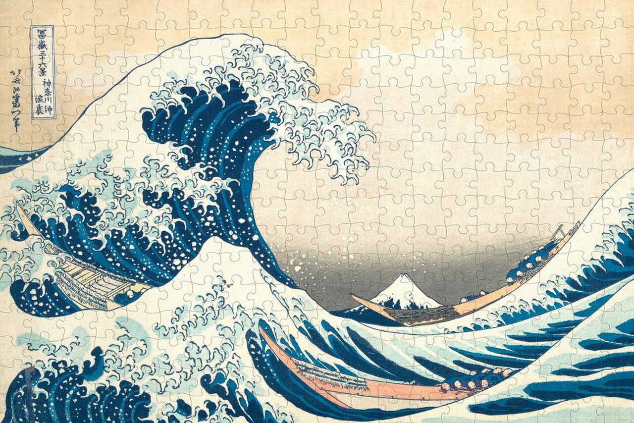 Hokusai The Great Wave 500 pce Japanese Puzzle