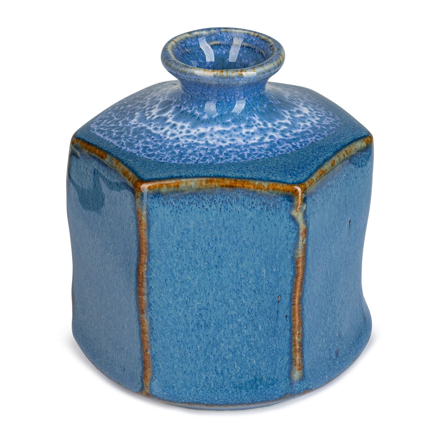 Indigo Blue Namako Japanese Mini Vase