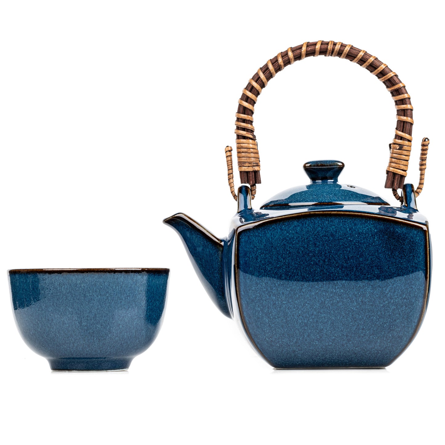 lndigo Blue Namako Japanese Teaset