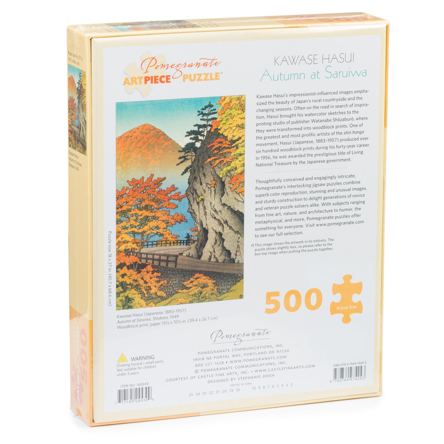 Kawase Autumn 500 pce Japanese Puzzle
