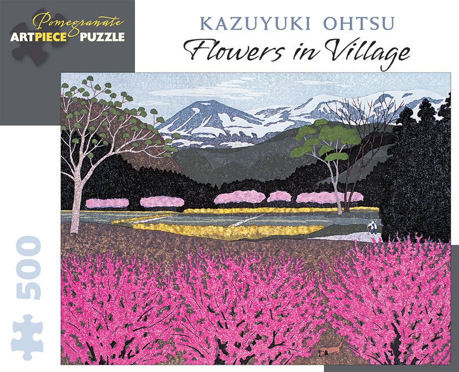 Kazuyuki Flowers 500 pce Japanese Jigsaw Puzzle