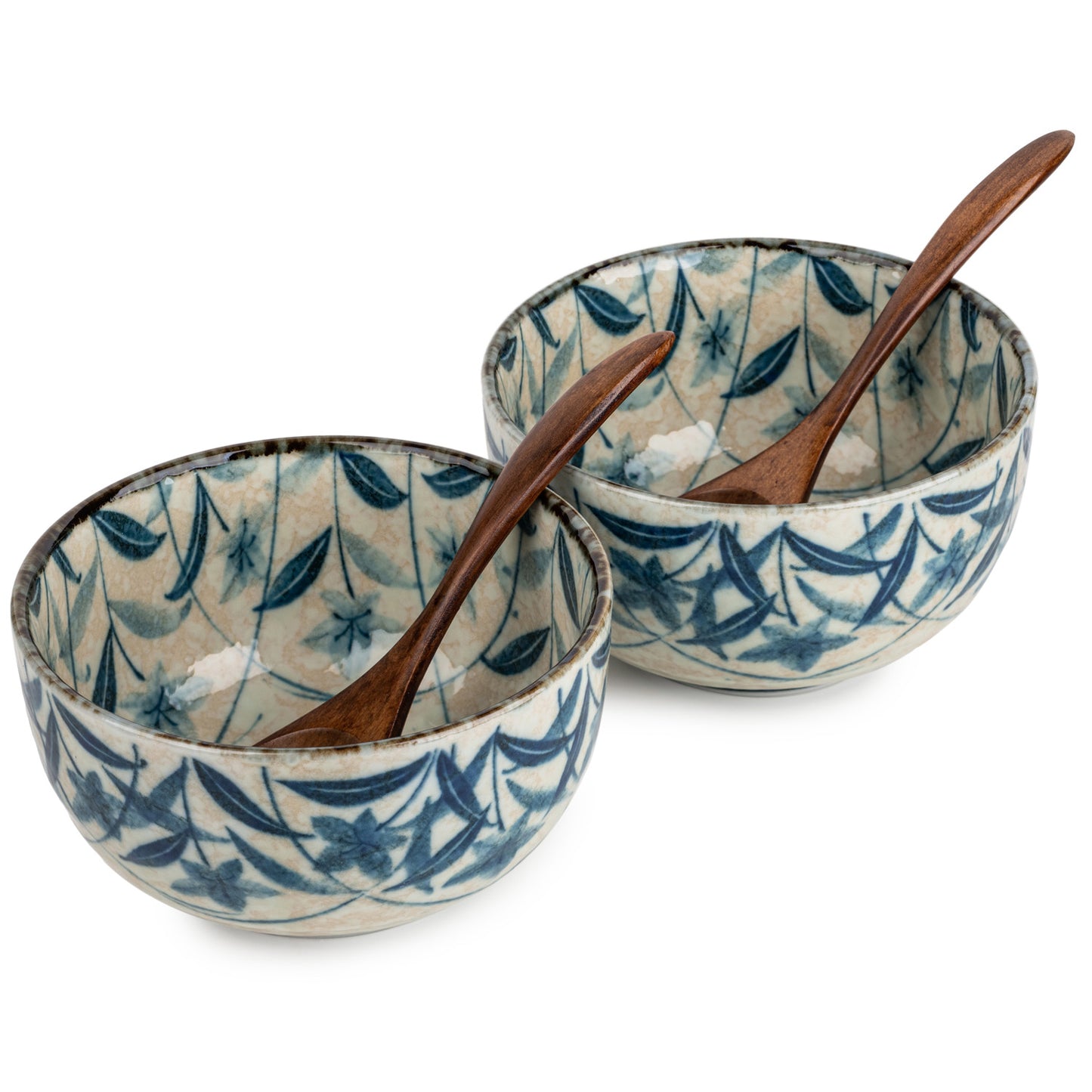 Kikyo Japanese Bowl and Spoon Gift Set